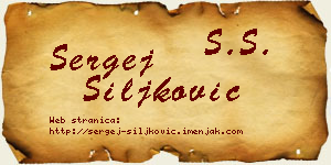 Sergej Šiljković vizit kartica